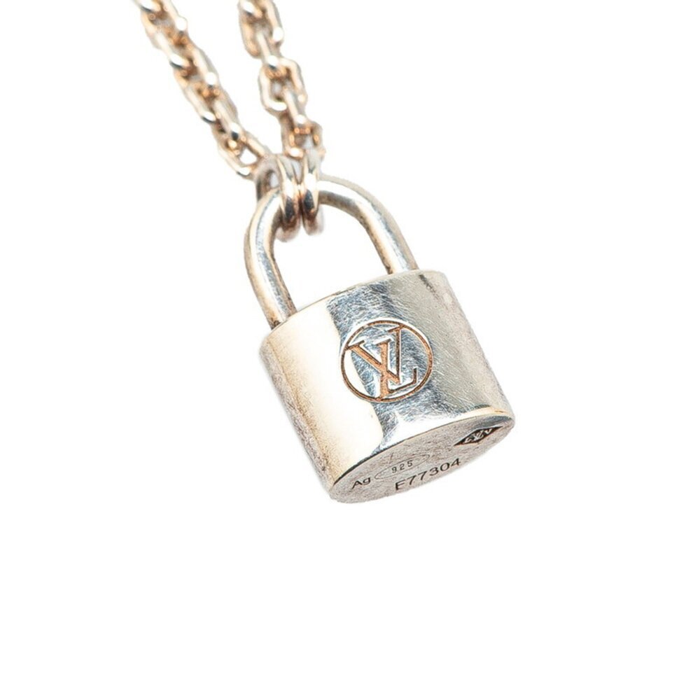 LOUIS VUITTON Silver Lockit Charm Bracelet - Picture 4 of 7